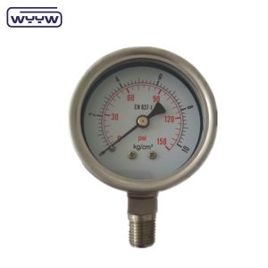 Buy cheap Back Glycerine Shock Resistant Hydraulic Jack Pressure Gauge Range Customized from wholesalers