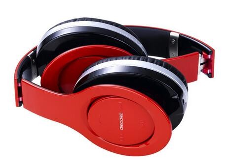 Buy cheap Red Four Channels Wireless Foldable Bluetooth Headphones With Line In from wholesalers