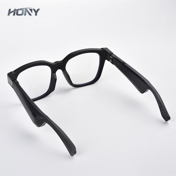 Quality Audlt Plastic Polarizer Wireless Bluetooth Sunglasses Headphones Black Frame for sale