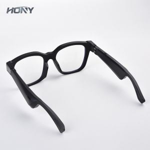 Buy cheap Audlt Plastic Polarizer Wireless Bluetooth Sunglasses Headphones Black Frame from wholesalers