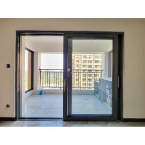 China Large Screen Aluminium Sliding Doors Weatherproof 5 Years Warranty on sale
