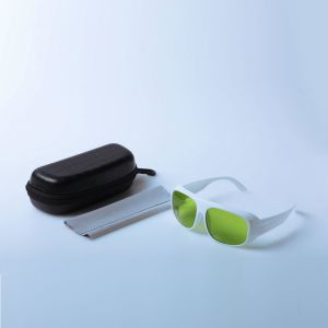 Buy cheap White Frame 52 800nm Dir Lb5 Laser Safety Glasses For Diode Laser from wholesalers