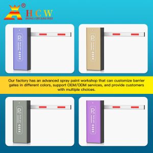 Buy cheap HCW ANPR Or LPR Boom Barrier Traffic Arm Barrier Pole Gate 3-6m Length RS485 from wholesalers