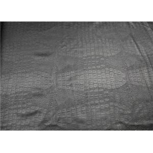 Buy cheap Garment Pvc Faux Leather , Pvc Leather Fabric Crocodile Embossed Design from wholesalers