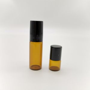 Buy cheap Refillable Clear 5ml 10ml Amber Glass Vials With Roller Ball from wholesalers