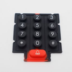 Buy cheap Matte/Glossy Surface Silicone Rubber Keypads With Optional Backlight from wholesalers