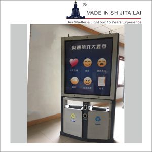 Buy cheap Waterproof Standing 18w 70L Garbage Can Advertising from wholesalers