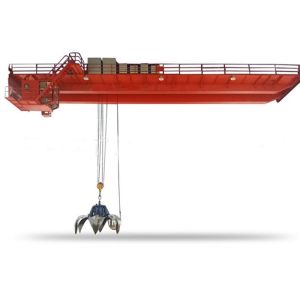 Buy cheap Anti Explosion 75t QB Double Beam Overhead Crane With Grab from wholesalers