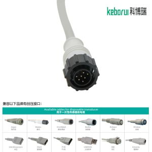 3.2M TPU IBP Cable For Marquetter Monitor To B.Braun transducer