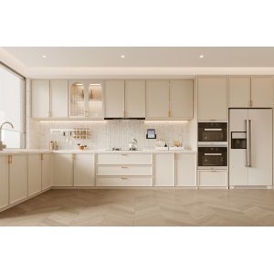 Buy cheap Customized MDF MFC Chipboard Cabinet Set Modular Kitchen Cabinetry from wholesalers