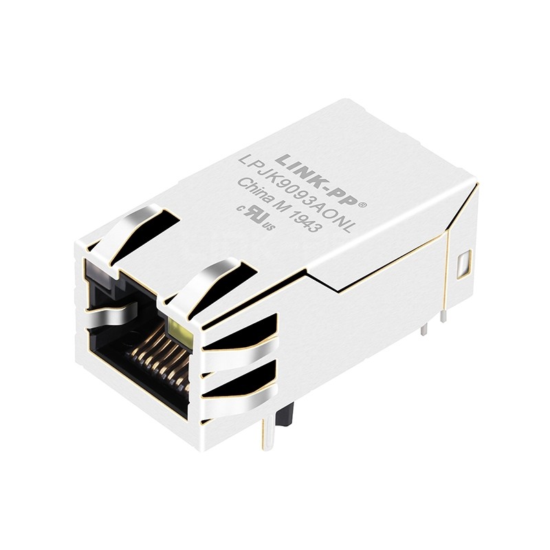 Quality Pulse JT7-1119NL Compatible LINK-PP LPJK9093AONL 10G Base-T Tab Up Orange&Green/Yellow Led Single Port POE++ RJ45 Modular Socket for sale Buy cheap Pulse JT7-1119NL Compatible LINK-PP LPJK9093AONL 10G Base-T Tab Up Orange&Green/Yellow Led Single Port POE++ RJ45 Modular Socket product