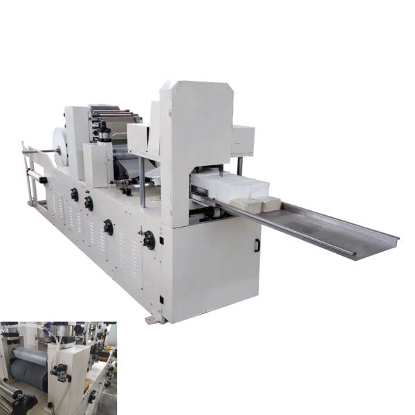 Xinyun High Speed Napkin Tissue Paper Folding Making Machine Auto Embossing
