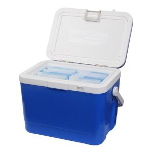 Food Grade Resin 17L Fruit Fresh Insulated Cool Box For Vaccines Corrosion