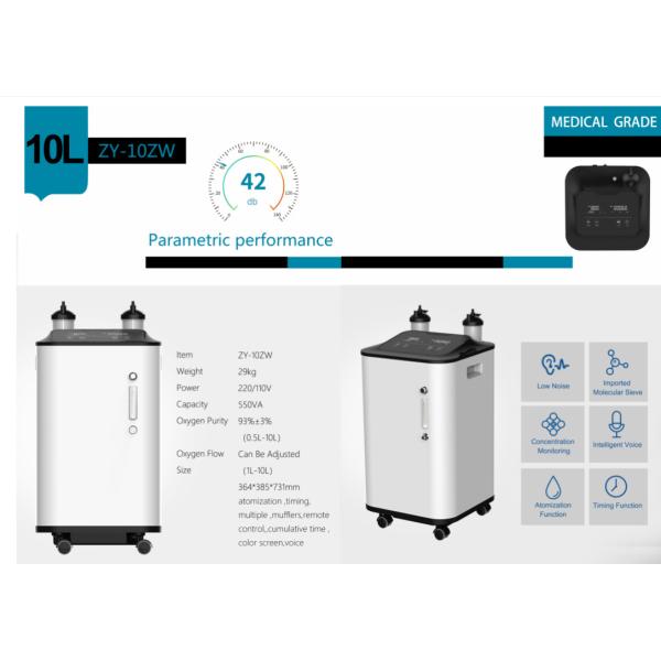 SGS 96% Purity High Flow Oxygen Machine 10 Liter O2 Oxygen Machine