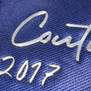 Buy cheap Custom Silver Golden TPU Heat Transfer 3D Embossed Logo Label For T Shirt from wholesalers