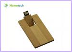 Buy cheap Carbonized Bamboo Card 16GB Wooden USB Flash Drive Logo Engraved Wooden USB 64 GB 2tb Flash Drive from wholesalers