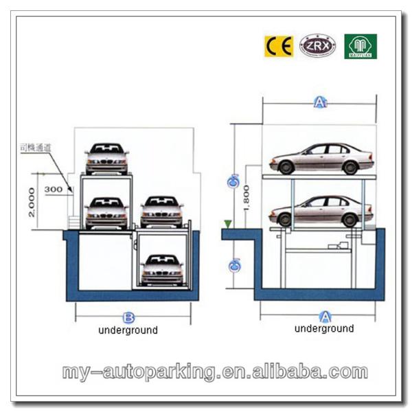 Buy cheap 2-3 Floors Cheap and High Quatity Smart Car Parking System Residential Pit Garage Parking from wholesalers