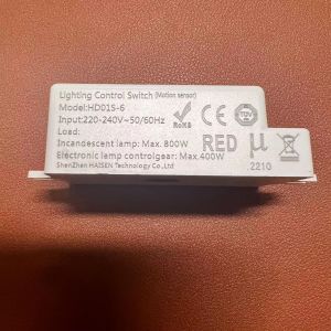 Classic Design ON / OFF Sensor Microwave Switch For Ceiling Light