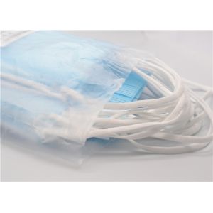 Non Woven 3 Ply Face Mask Soft Non - Irritating Elastic Bands Oem Available