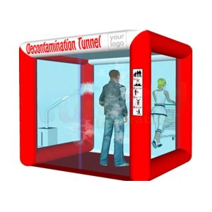 Buy cheap Customized Inflatable Sterilization Channel Medical Disinfection Tent from wholesalers