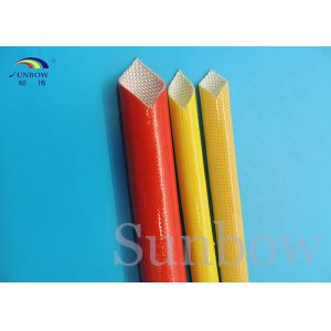 Buy cheap High Temperature Fiberglass Polyurethane Sleeving for F Grade application from wholesalers