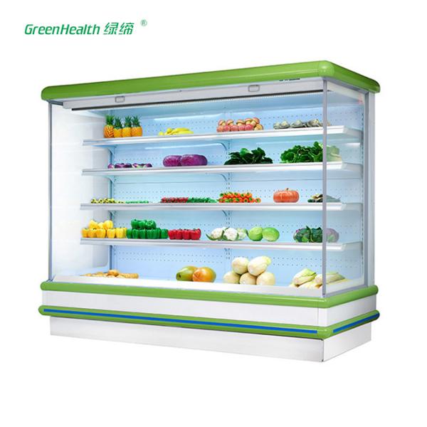 Buy cheap Drinks / Vegetable Multideck Open Chiller With 4 Layers Shelf European Design from wholesalers