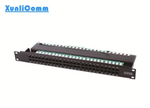 Draw Type Telephone Patch Panel RJ11 / RJ45 Corrosion Resistant Steel Metal