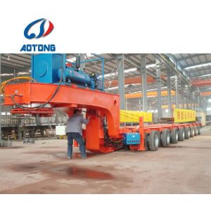 Multi Axles Bridge Girder Transport Semi-Trailer with Hydraulic Axis Steerable