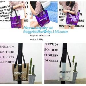 Buy cheap custom Design logo printed pvc clear plastic bags, professional printing shopping bag plastic bag, Biodegradable Recycla from wholesalers