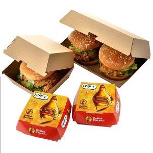 Bento Hamburger Box Making Machine Automatic PE Coated Carton Box Maker Machine