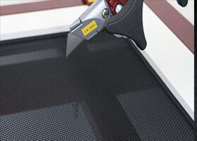 Buy cheap Blue Security Epoxy Coated Mesh / Pvc Coated Wire Mesh Panels from wholesalers