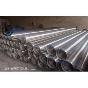 High Strength Sand Control Screens , SS Johnson Wire Wrapped Screen