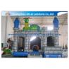 Buy cheap Outdoor Grey Inflatable Jumping Castles , Inflatable Dragon Combo Bouncy Castle from wholesalers