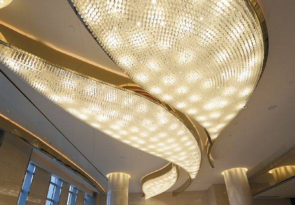 Buy cheap Extra Wide Extra Large Hanging Chandelier For Commercial Space from wholesalers