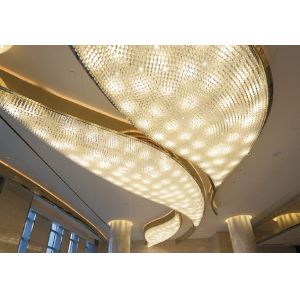 Buy cheap Extra Wide Extra Large Hanging Chandelier For Commercial Space from wholesalers