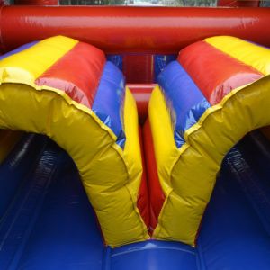 Buy cheap Commercial Obstacle Course Jumping Castle Colourful For Kids Amusement from wholesalers