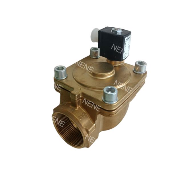 Buy cheap 00221852 6281 G3/4 2/2 Normally Closed 20.0 Flow Hole NBR Sealed Brass Valve Body AC220V 8W 0.2-16bar -10~+80 ℃ Electromagnetic Valve BURKERT from wholesalers
