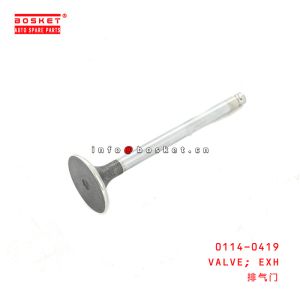 Buy cheap 0114-0419 Exhaust Valve For ISUZU 6BD1 from wholesalers