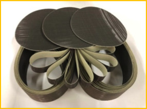 Self Sharpening Pyramids Abrasive Cloth Belt Micron - Graded Aluminum Oxide