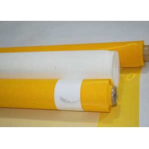 Low Elasticity White Polyester Bolting Cloth 60 Mesh For PCB Printing /