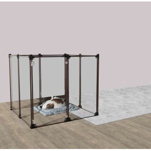 Buy cheap Rectangular Design Portable Pet Fences Clear Dog And Cat Playpens from wholesalers