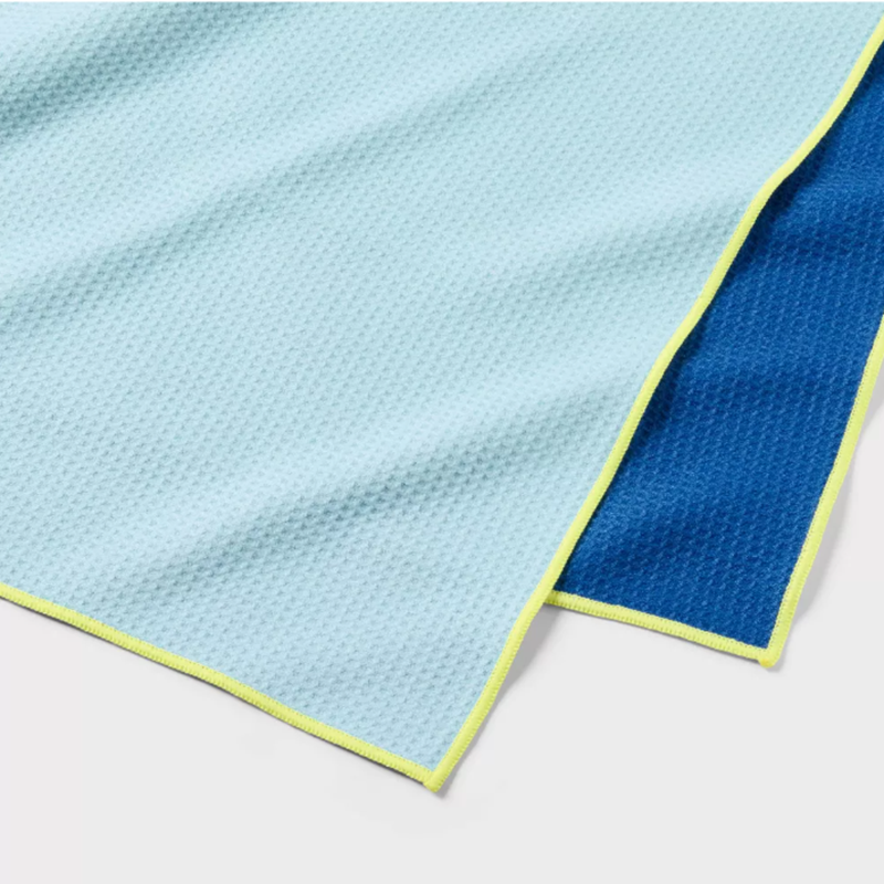 Buy cheap Eco Waffle Performance Beach Towel Made from Recycled Polyester with Benzoyl Peroxide Resistance from wholesalers