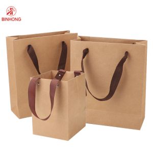 Buy cheap Custom Sizes Twisted Handle ODM Kraft Paper Bag from wholesalers