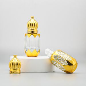 6ml 8ml 12ml Empty Glass Roll On Bottle Luxury Cosmetic Packaging Container