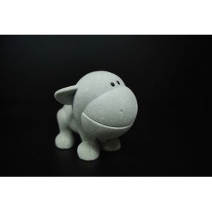 Buy cheap Customized Plastic Toy Figures Pile Flocking Dog 3.5 Inch For Children from wholesalers