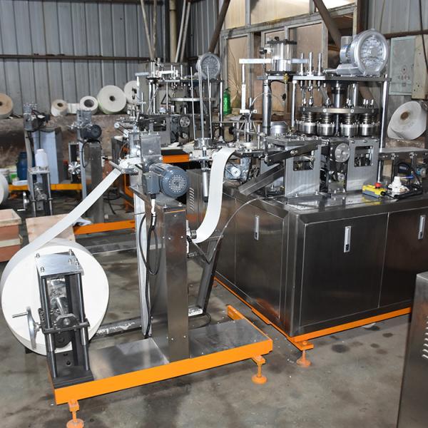 Buy cheap 10KW Automatic Embossing Paper Cup Cover Making Machine DPJ-200 from wholesalers