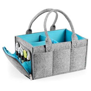 Buy cheap Portable Baby Diaper Caddy , Heavy Duty Felt Nappy Caddy Organiser from wholesalers