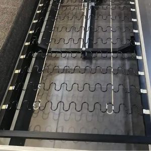 Buy cheap Custom High Carbon Steel 3.8mm 4kg/Roll Zigzag Spring Zig Zag Spring from wholesalers