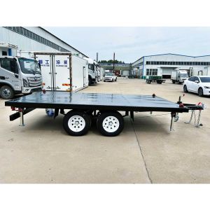 ATM 3000 kg Tiny Home Trailer Silver / Black Trailer For Tiny House