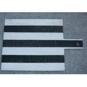 Buy cheap Stone Cheese Cutting Board Black And White 35x25cm Food Safe Insulated from wholesalers